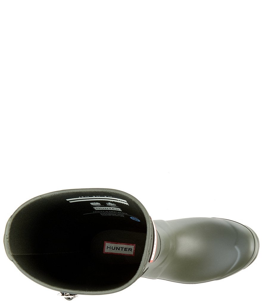 Hunter Women's Original Short Matte Buckle Strap Rain Boots