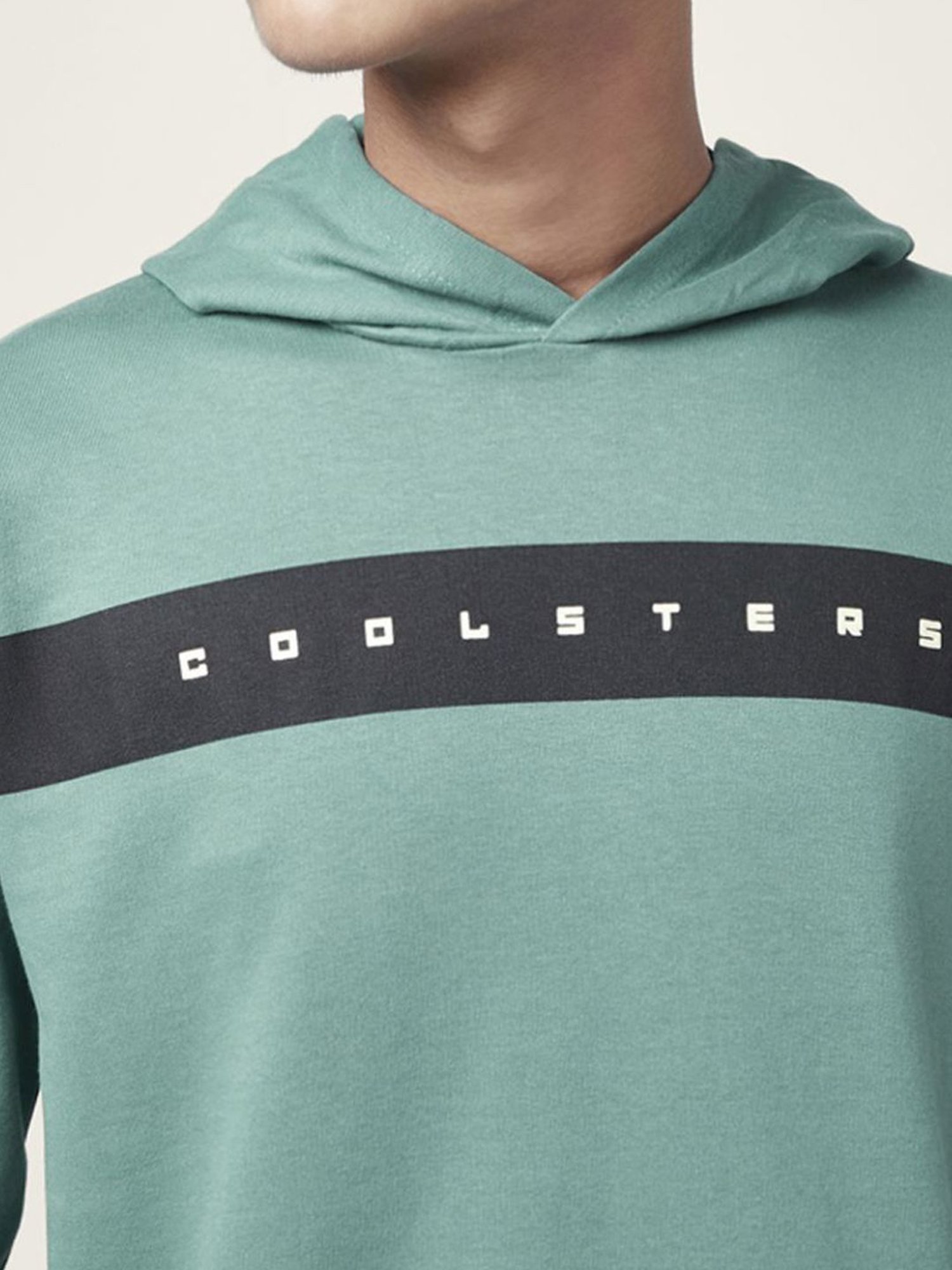Coolsters by Pantaloons Kids Teal Blue Cotton Printed Full Sleeves Sweatshirt