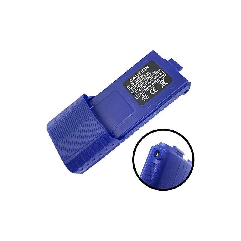 BATRH5RXL High Capacity 3800mAh Replacement Battery for RH5R Handheld Radio Rechargeable Lithium Ion Battery Pack