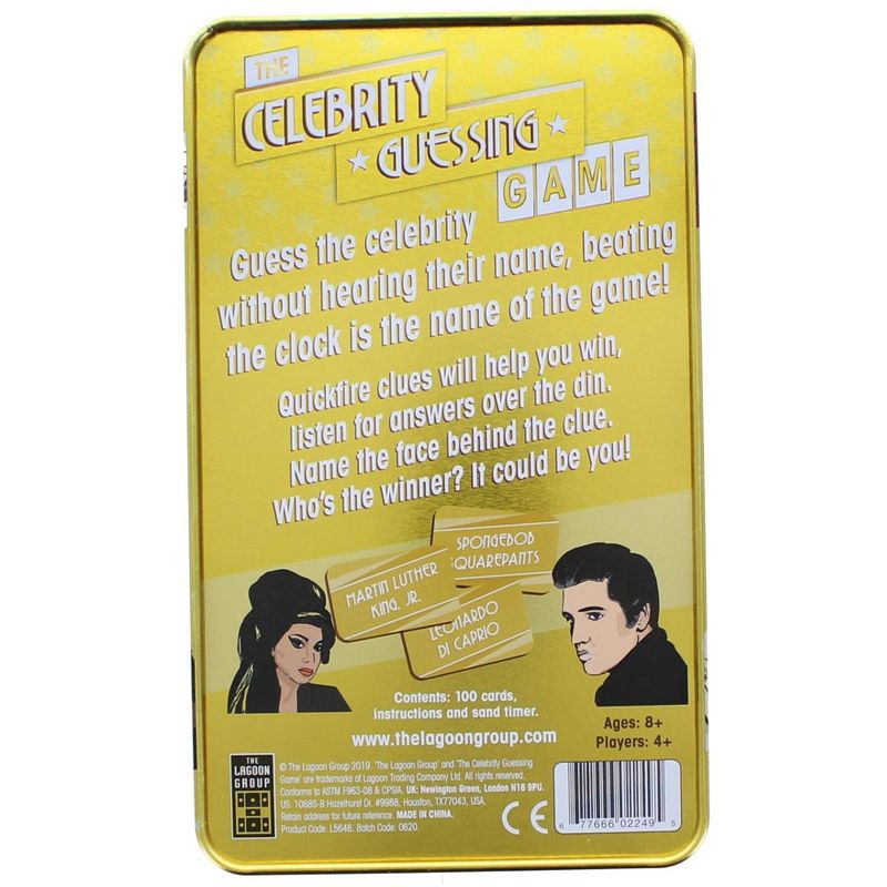 University Games The Celebrity Guessing Card Game | For 4+ Players