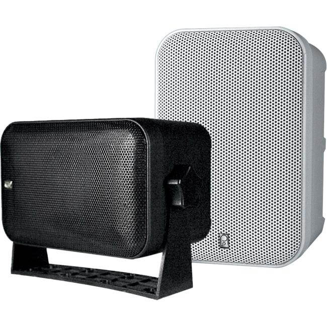 Poly-Planar Box Speakers - (Pair) Black