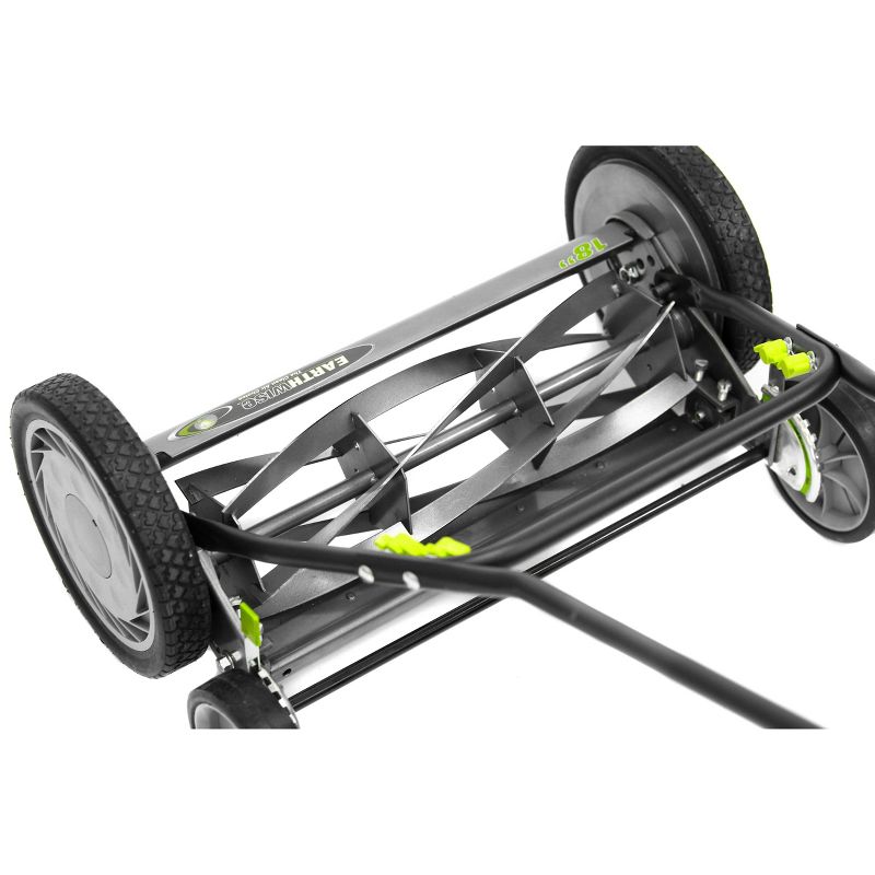18" Reel Mower with Trailing Wheels - Earthwise