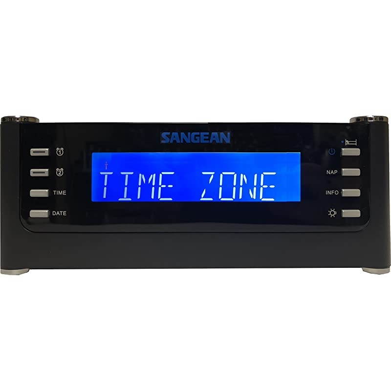 RCR-22 Atomic Clock with FM-RDS / AM / Aux-in Digital Tuning Clock Radio, silver, one size