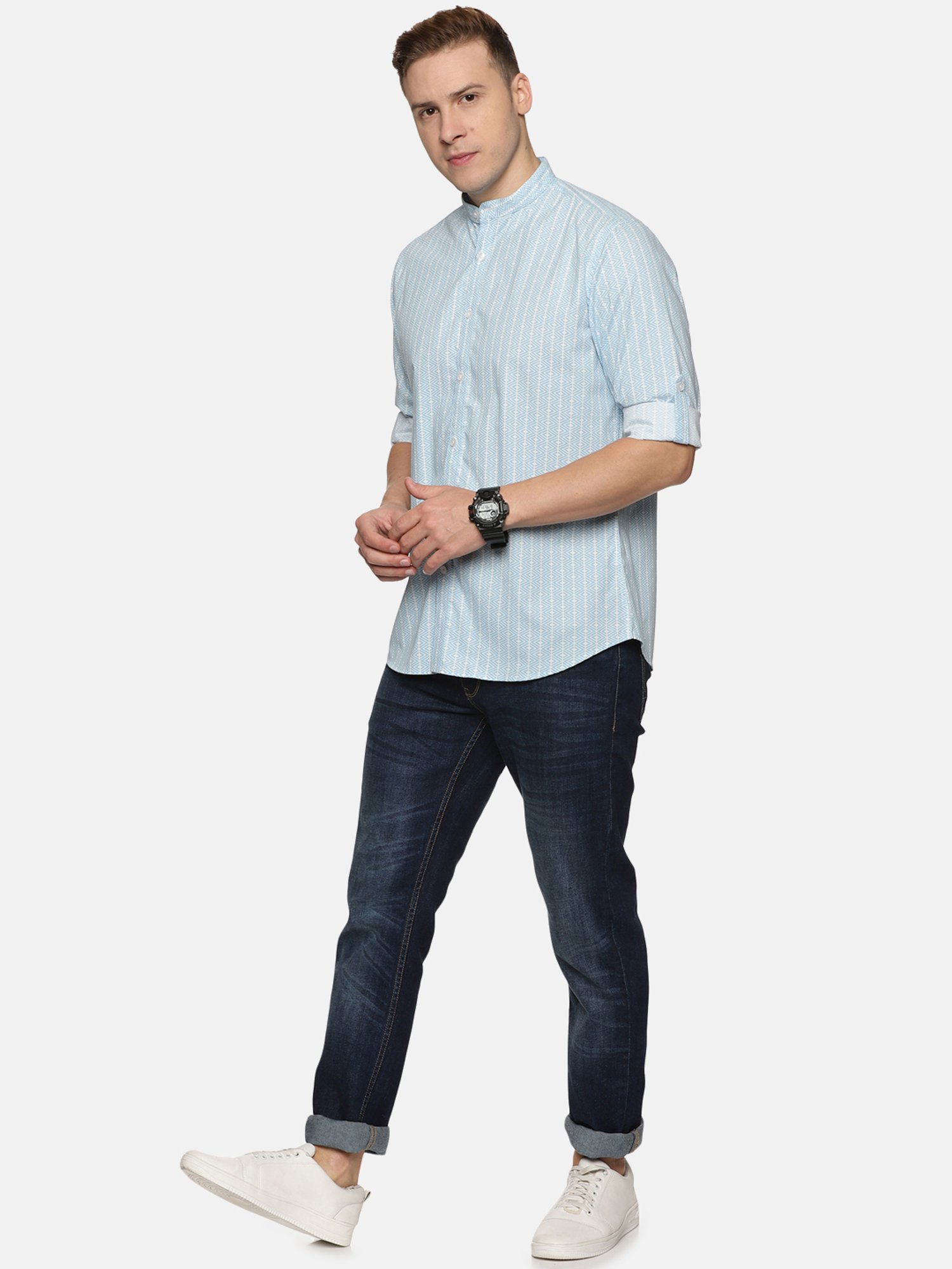 Don Vino Light Blue Slim Fit Shirt