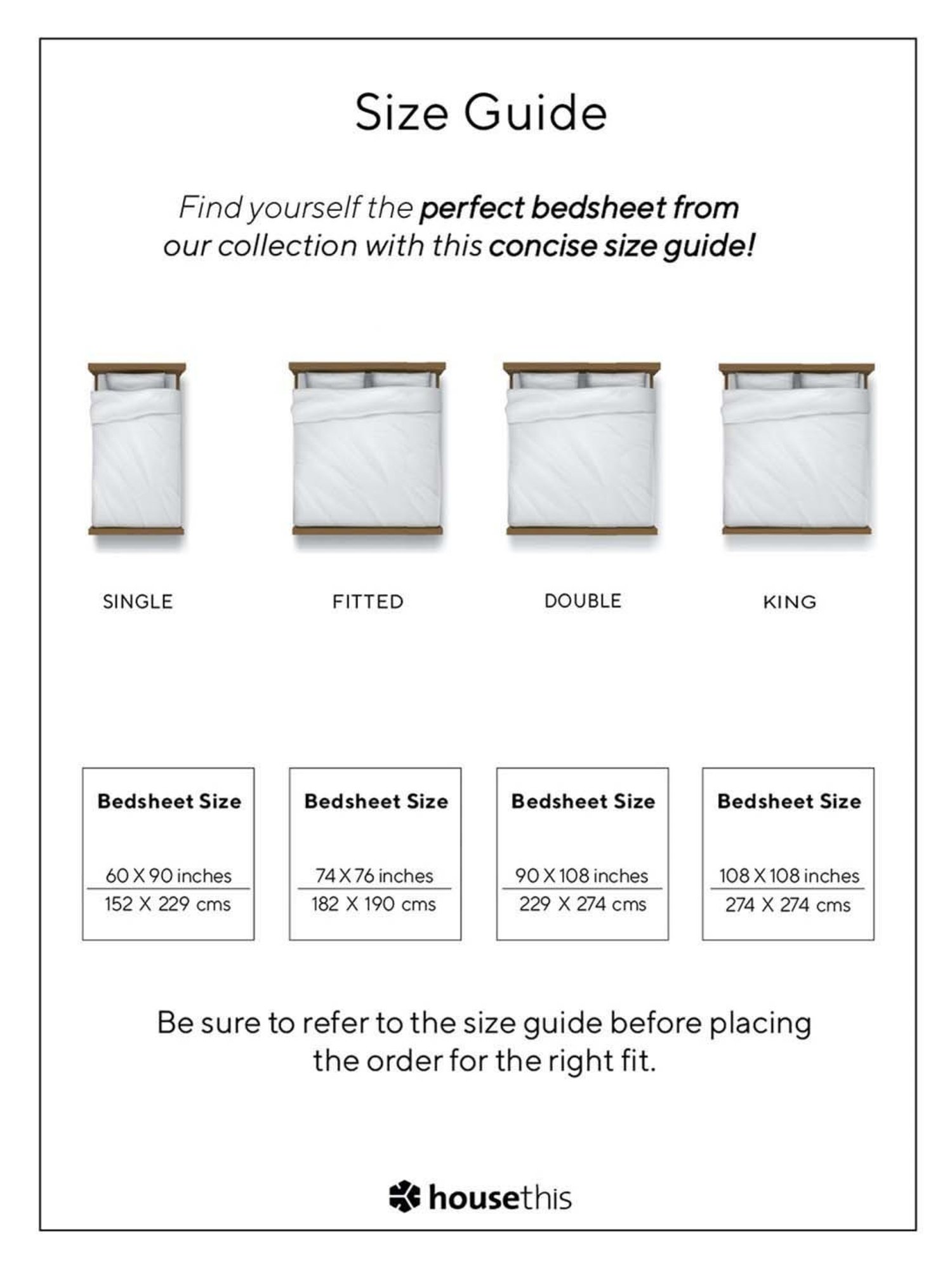 House This Sage Green Cotton 600 TC King Size Bedsheet With Pillow Covers