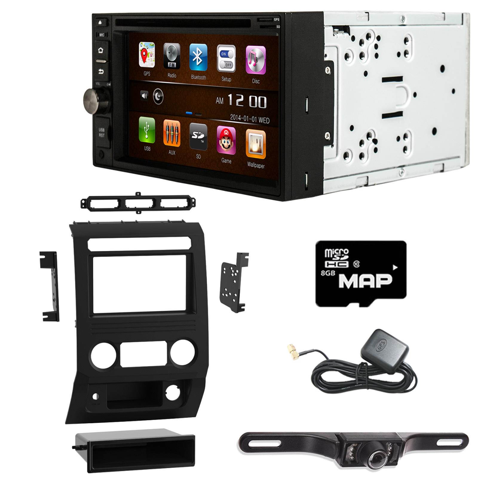 Otto Navi S-Series DVD GPS Navigation Multimedia Radio and Dash Kit for Ford F-250 with back up camera and extra