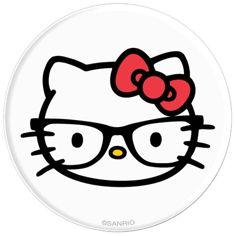 Big Face Nerd Glasses PopSockets Grip and Stand for Phones and Tablets