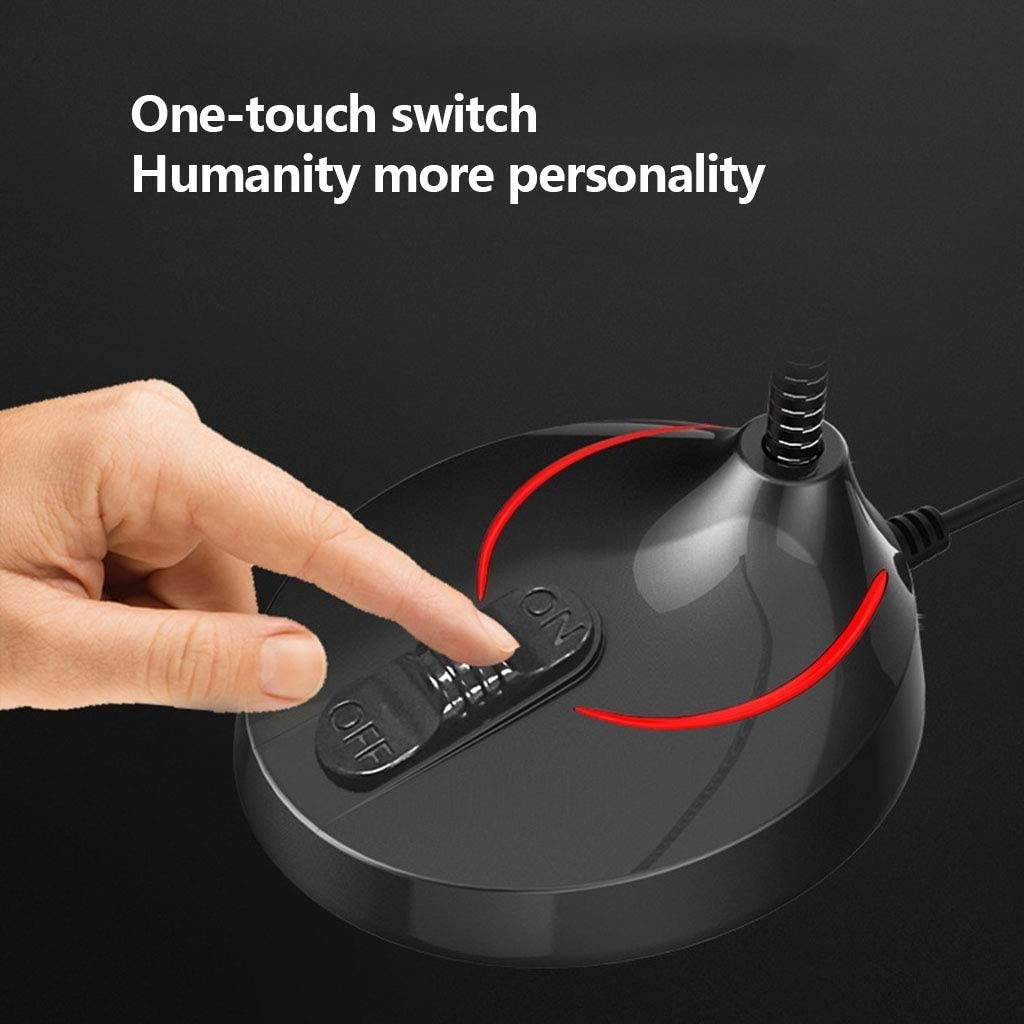 Microphone for Computer Computer Microphone,Omnidirectional Desktop Gooseneck Gaming USB Microphones for Dictation,Recording,YouTube,Conference Call,Skype,Black