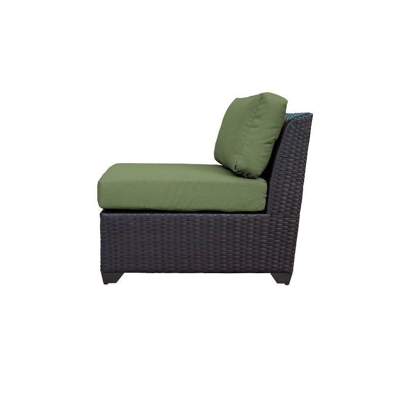 3pc Outdoor Wicker Conversation Set with Sofa Chairs & Table - Crestlive Products