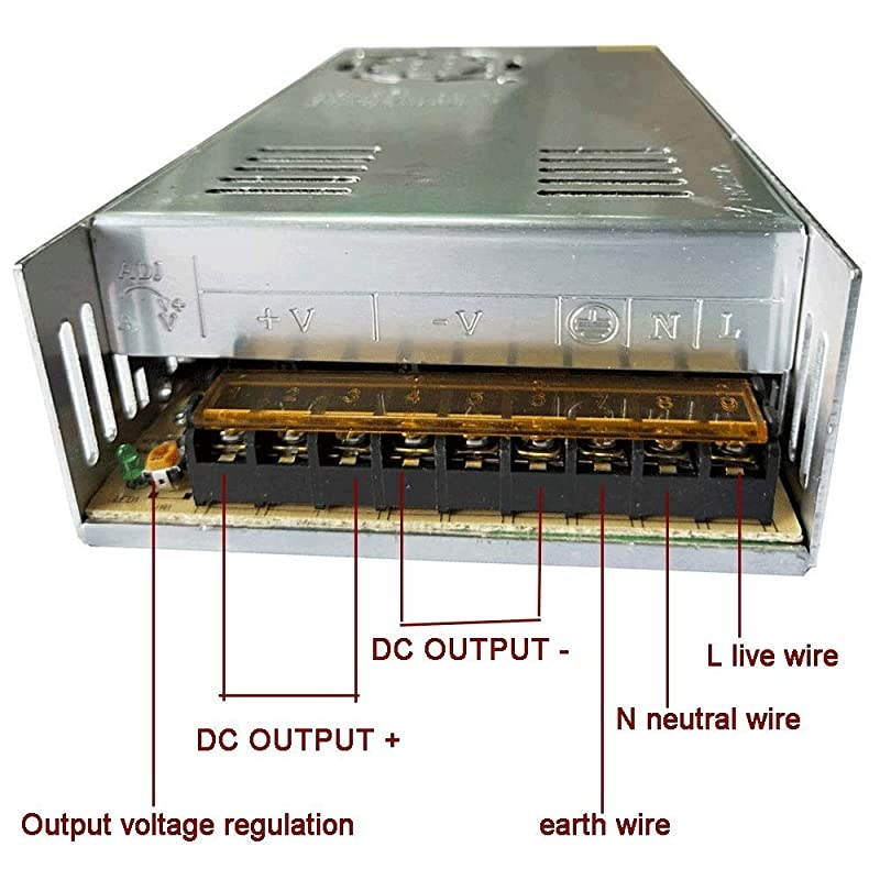 AC 110V 220V TO DC 12V Regulated Transformer Switch Power Supply Driver Adapter For CCTV camera Security System LED Strip Light 30A