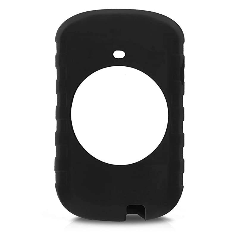 Case Compatible with Garmin Edge 830 Soft Silicone Bike GPS Navigation System Protective Cover Black