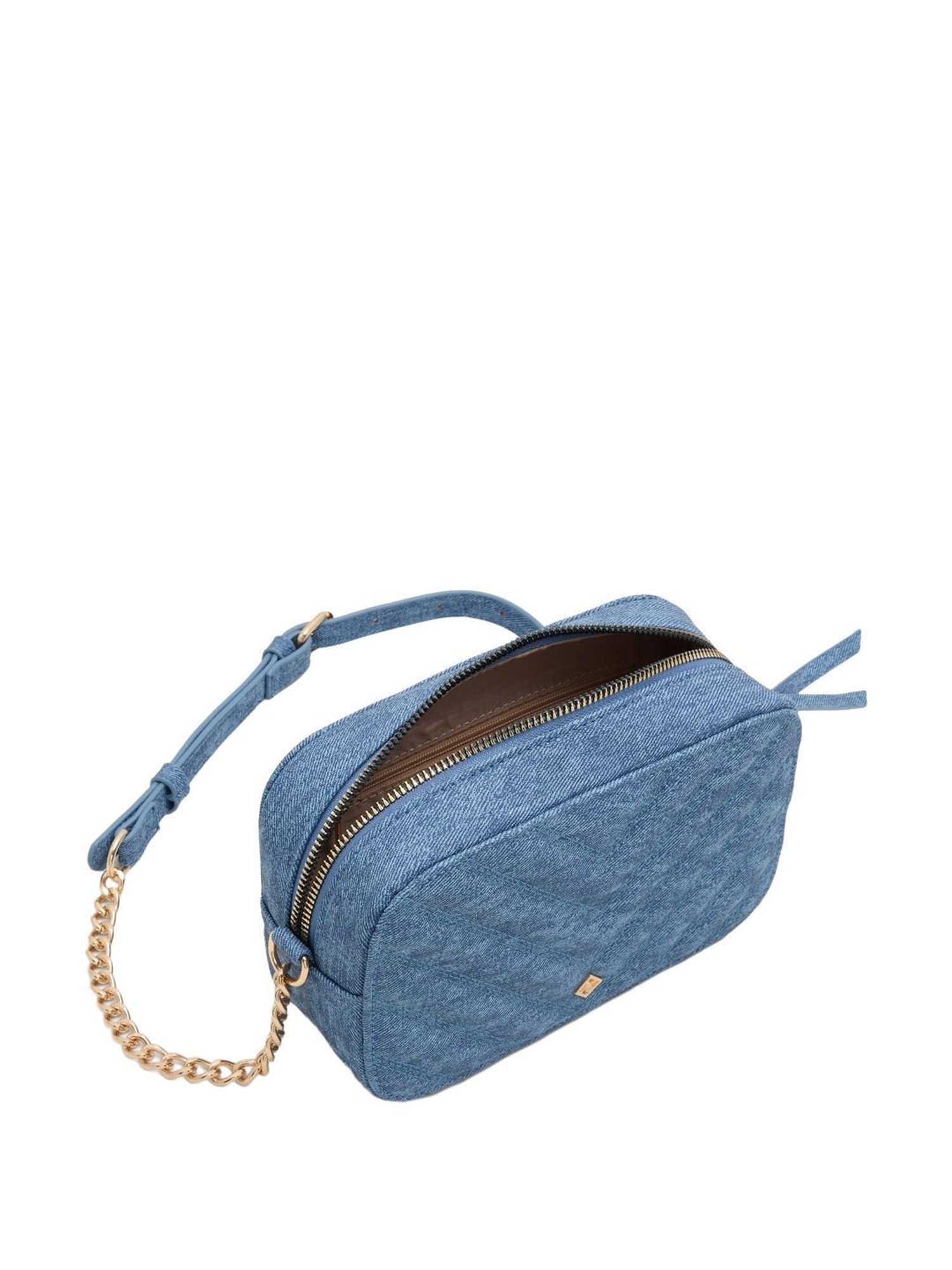 Call It Spring Blue Textured Small Sling Handbag