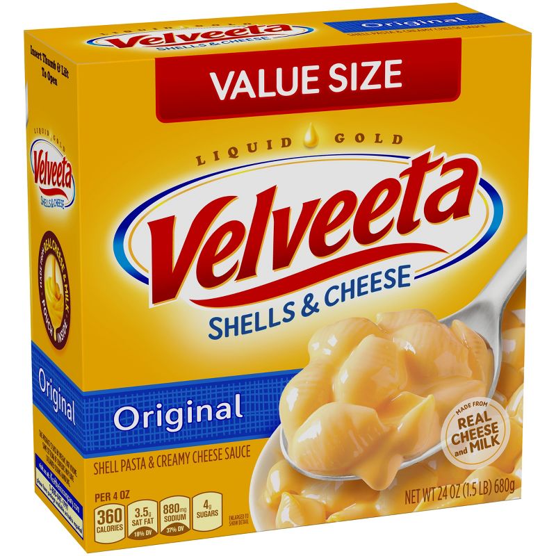 Kraft Velveeta Shells and Cheese Family Size Original 24oz
