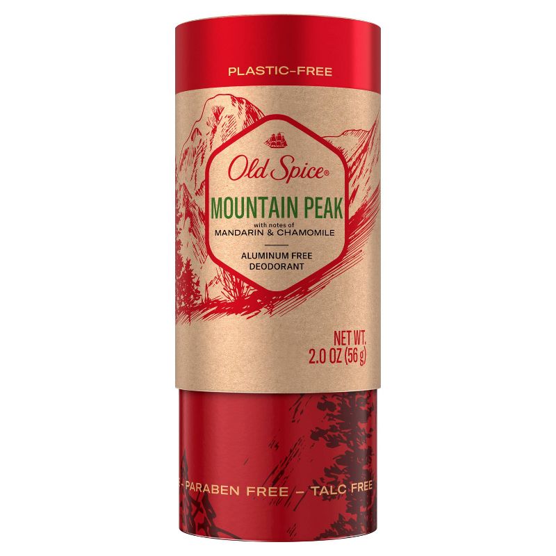 Old Spice Sustainable Packaging Men's Deodorant Mountain Peak - 2oz