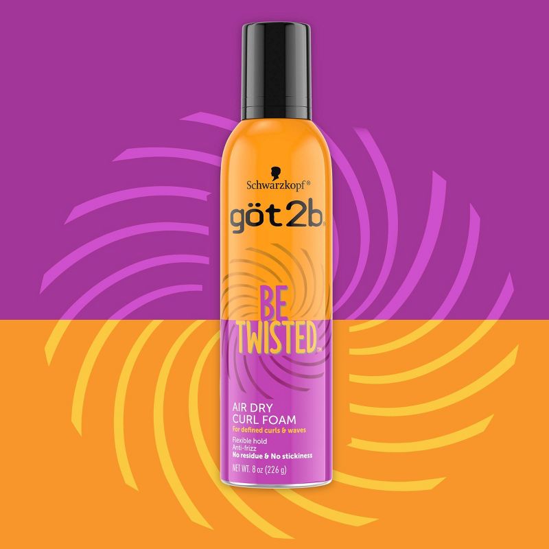 Got2B Twisted Air Dry Curl Foam - 8oz