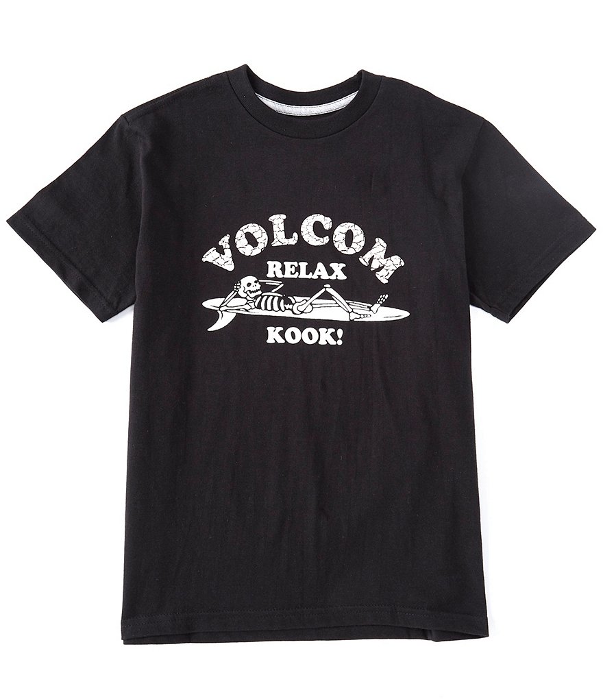 Volcom Big Boys 8-20 Short-Sleeve Skelax Tee