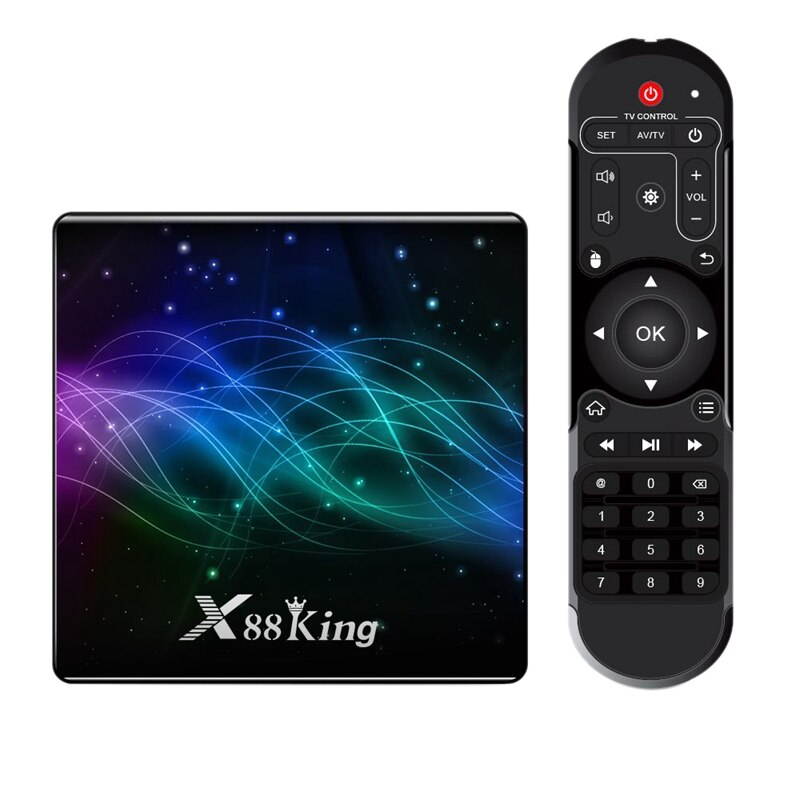 Lejiahong X88 King S922X 4GB DDR4 RAM 128GB ROM 1000M LAN 5G WIFI Bluetooth 5.0 Android 9.0 4K VP9 H.265 TV Box(EU Plug)