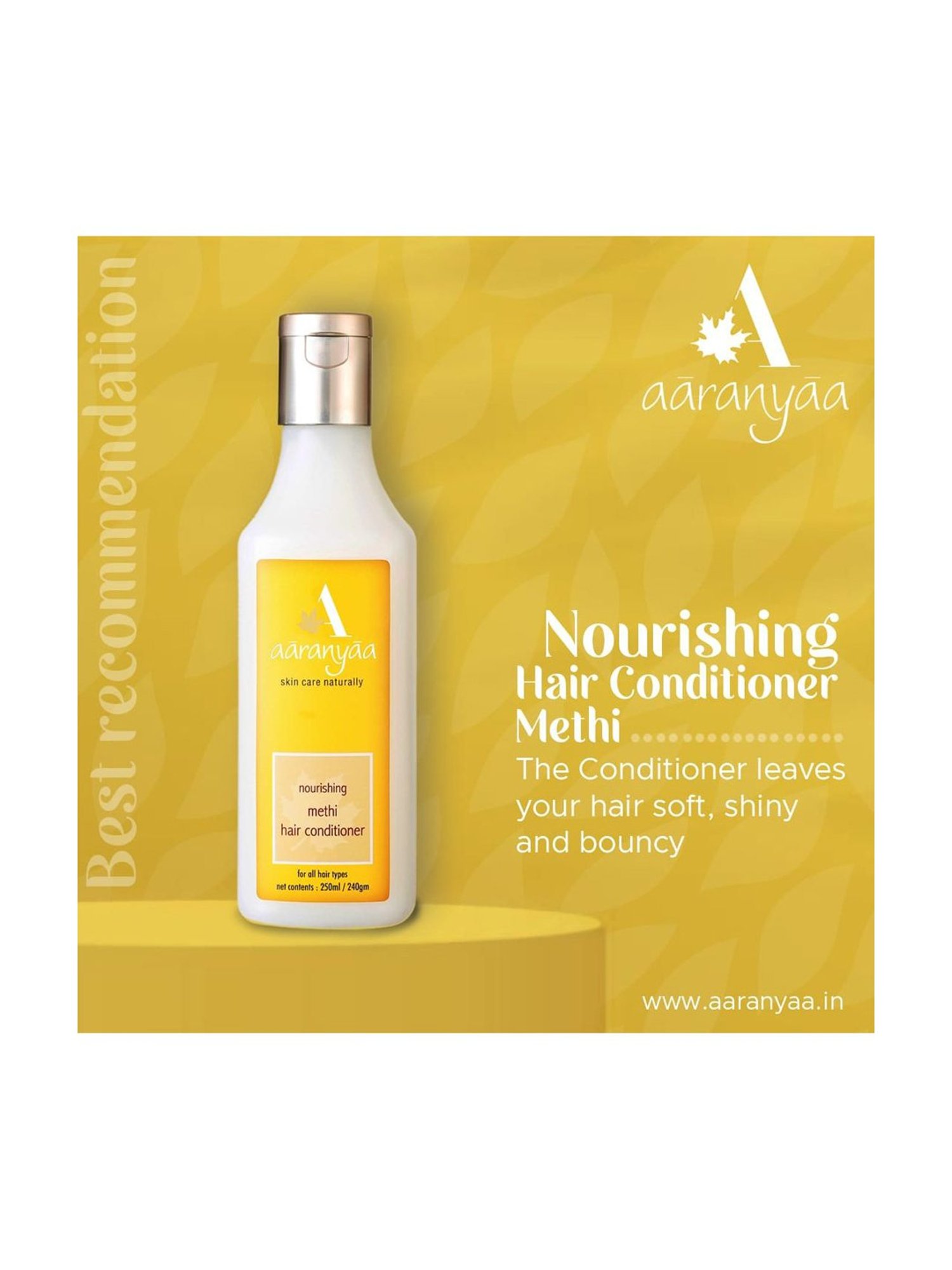 Aaranyaa Nourishing Hair-Conditioner Methi - 250 ml