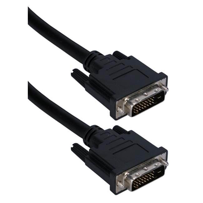 QVS CFDD-D06 6 ft. Premium DVI Male to Male Digital Flat Panel Cable