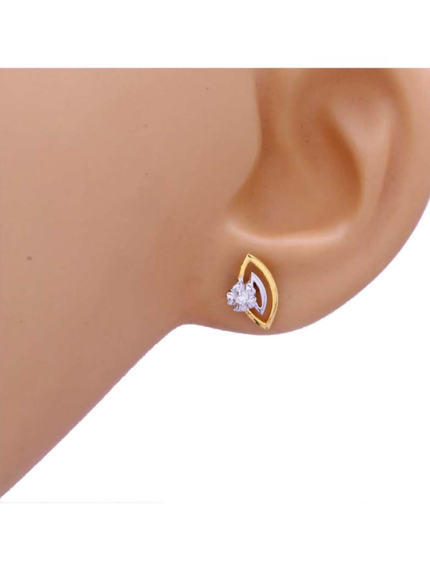 Waman Hari Pethe Jewellers 18k Gold & Diamond Earrings for Women