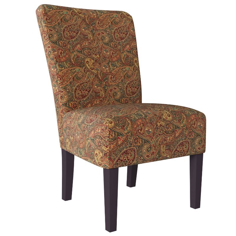 2pk Dennis Armless Chairs Paisley - Handy Living