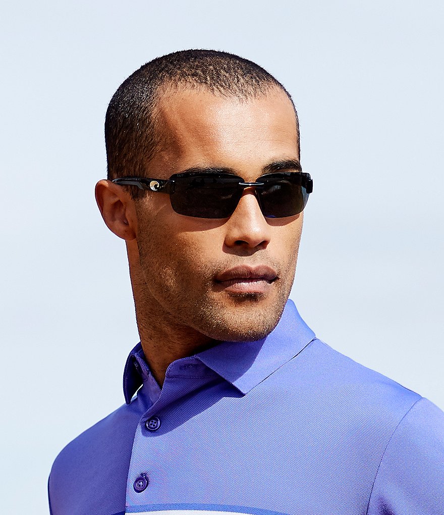 Costa Galveston Rimless Rectangle Sunglasses