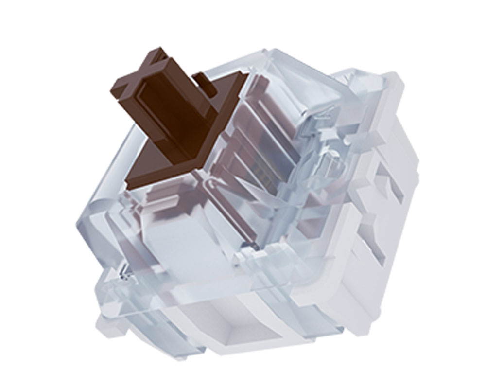 Gateron Mechanical Switch 3 PIN RGB DIY Replaceable Switches for Mechanical Gaming Keyboard (Gateron Mechanical Brown Switch 10 PCS) (Multiple)