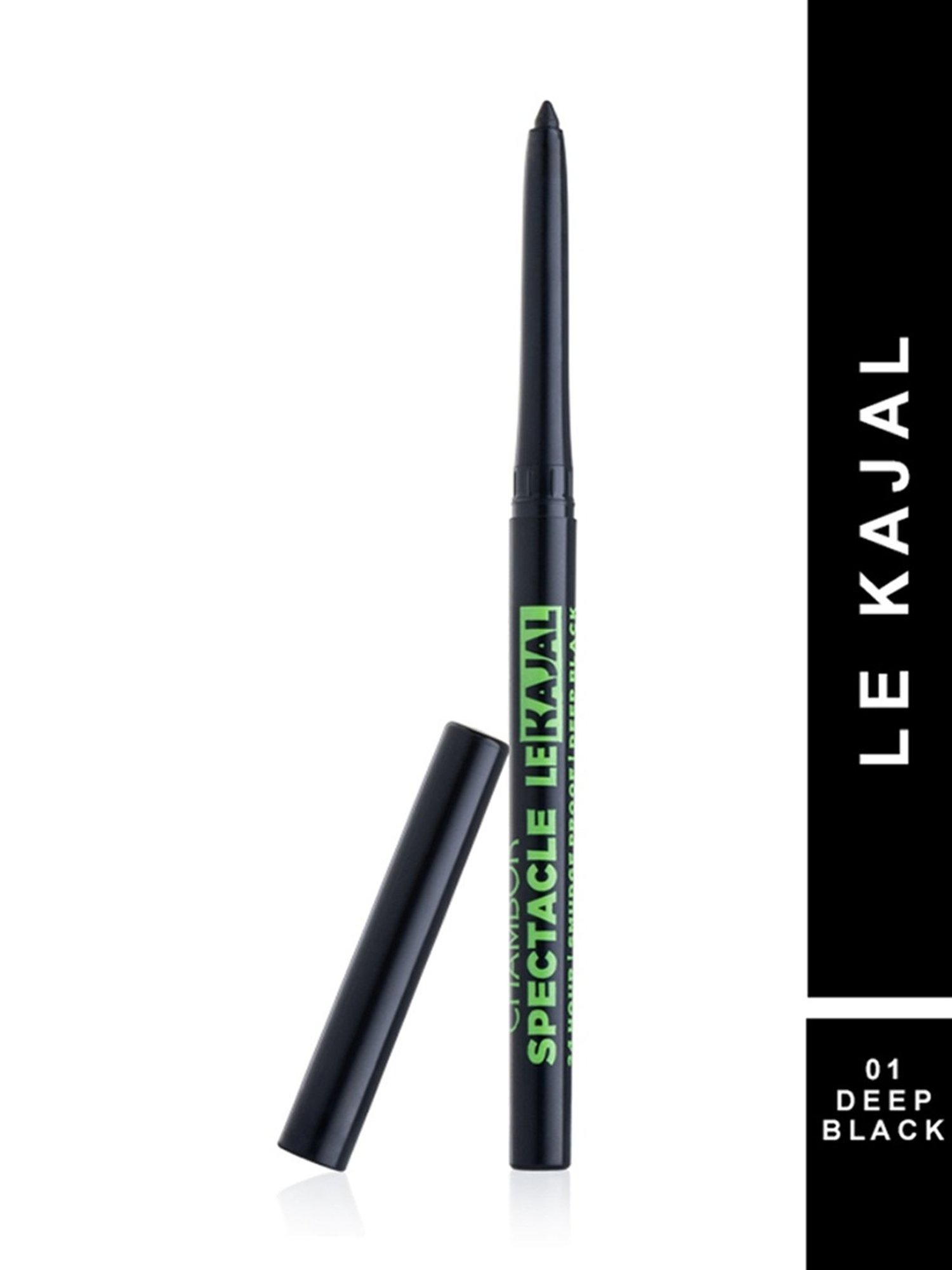 CHAMBOR Spectacle Le Kajal 01 Deep Black - 0.3 gm