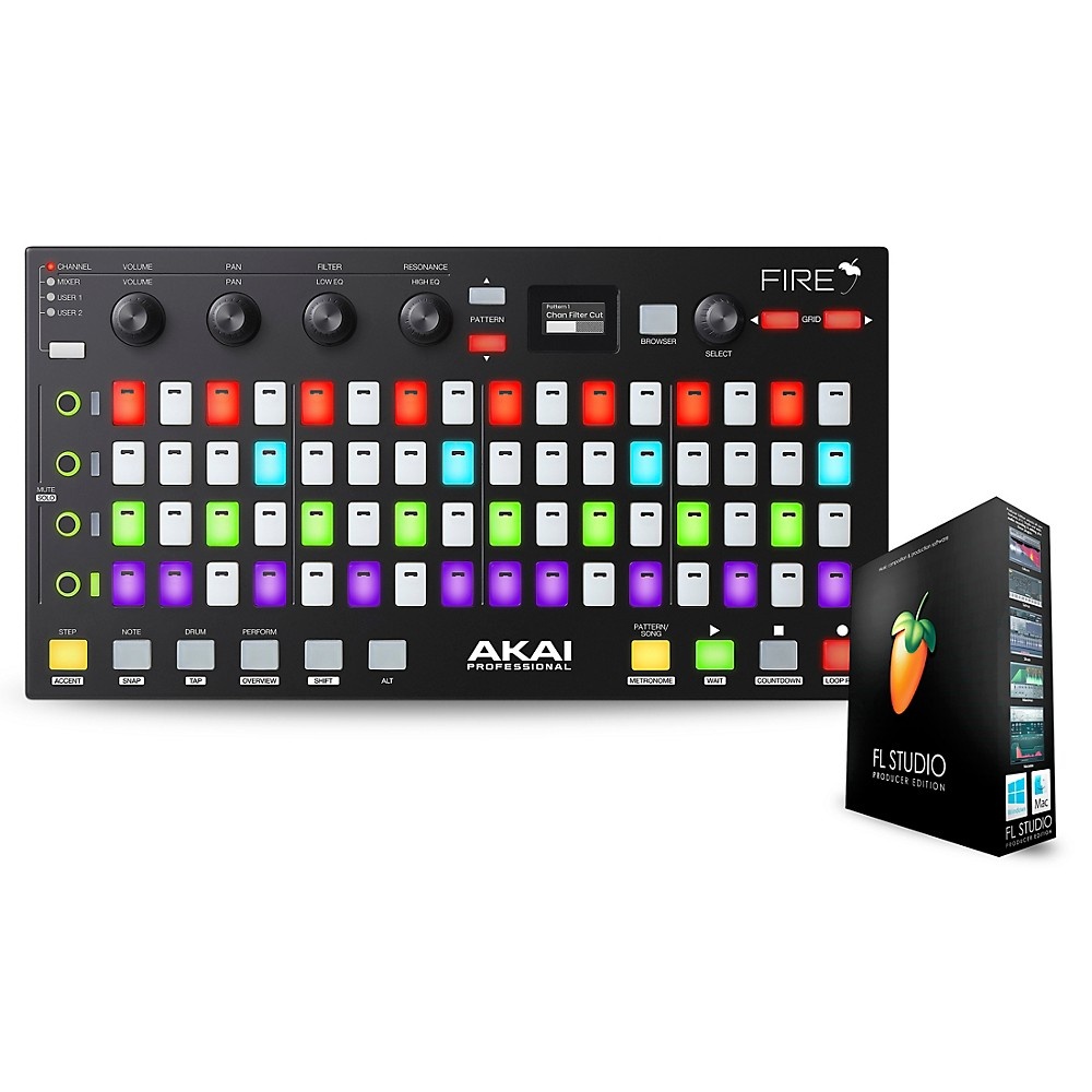 Akai Professional Fire FL Studio Controller with FL Studio Producer Edition