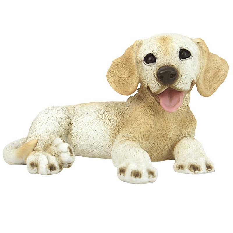 Design Toscano Yellow Labrador Puppy Dog Statue - Yellow