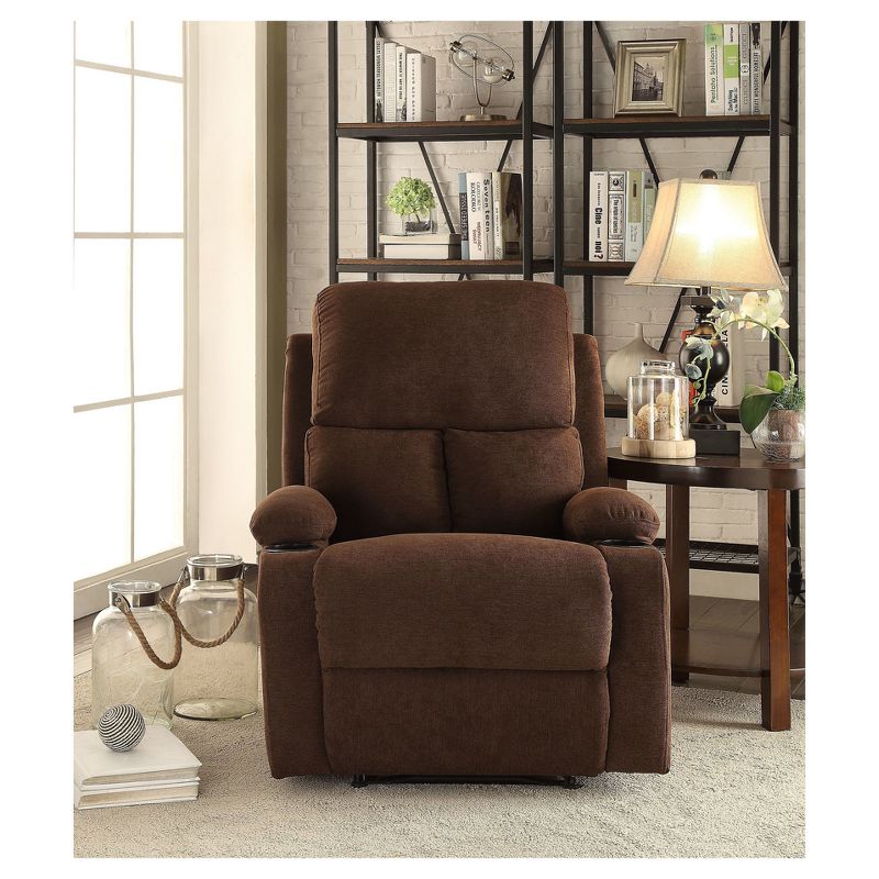 Accent Chairs Chocolate - Acme Furniture