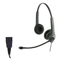 Jabra GN2025 Duo NC Headset (2009-820-105) w/ GN1200 Coiled Smart Cord