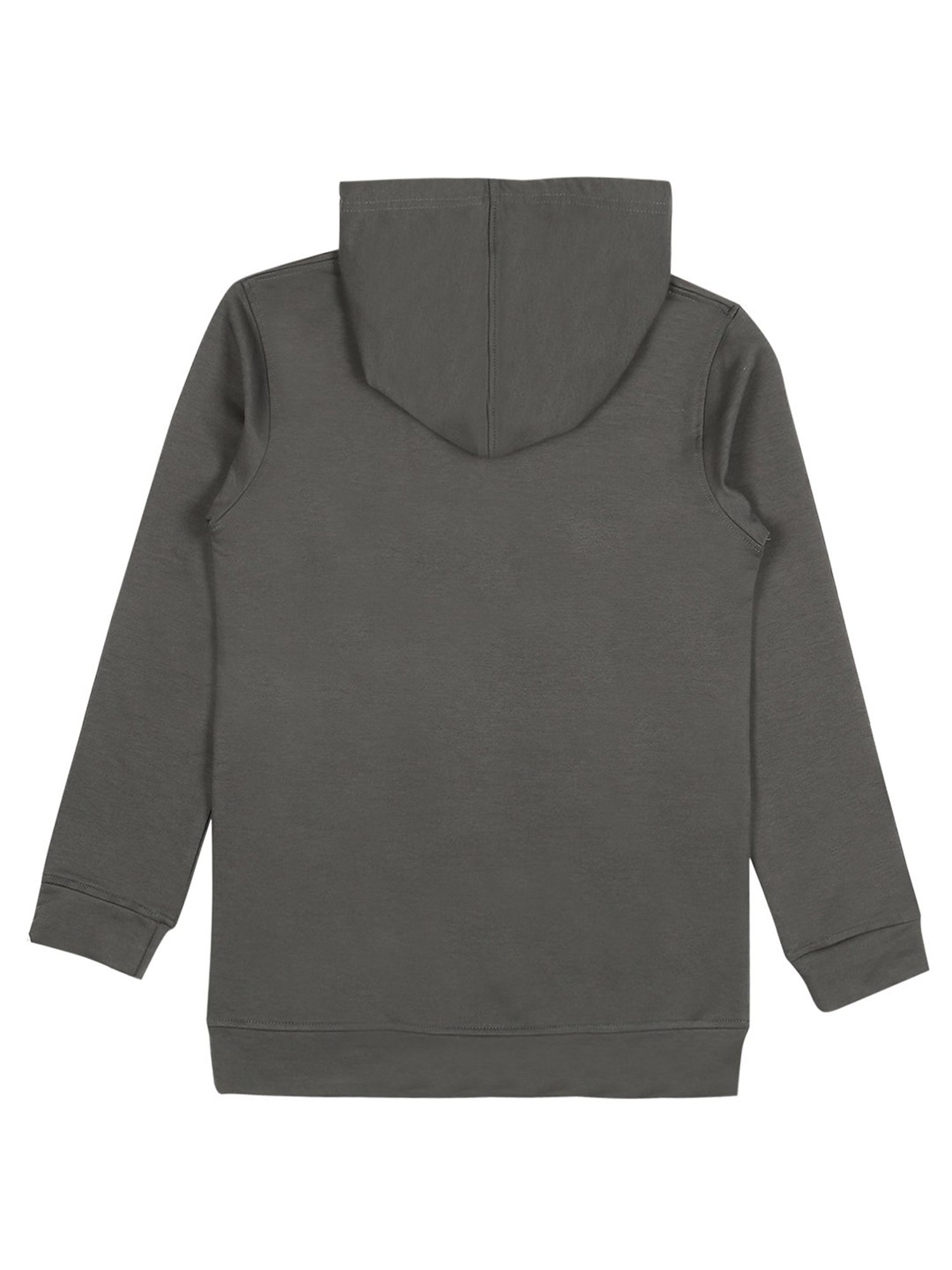 Cavio Kids Grey Printed Full Sleeves T-Shirt