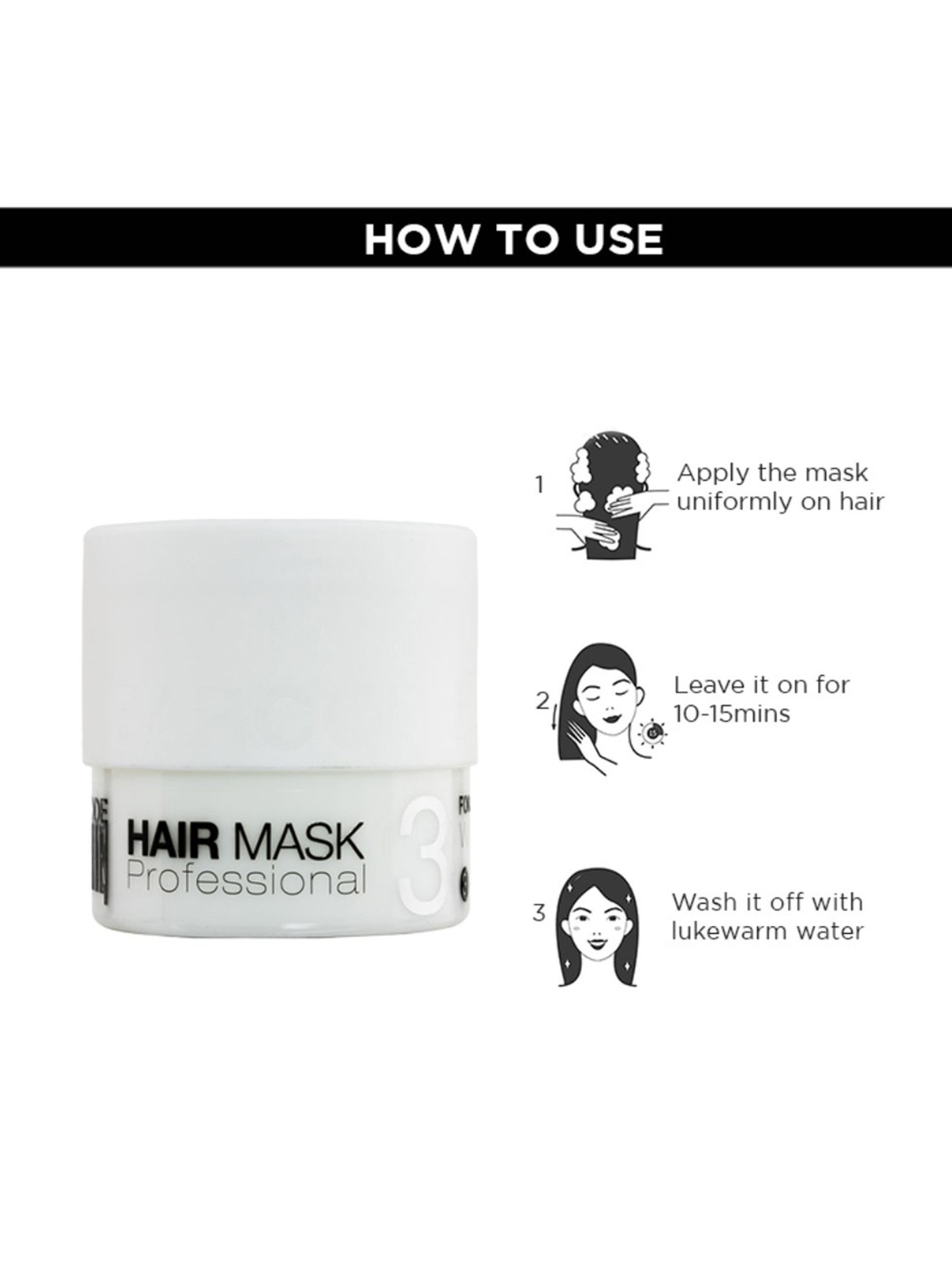 Barcode Professional Hair Mask for All Hair Types - 400 ml