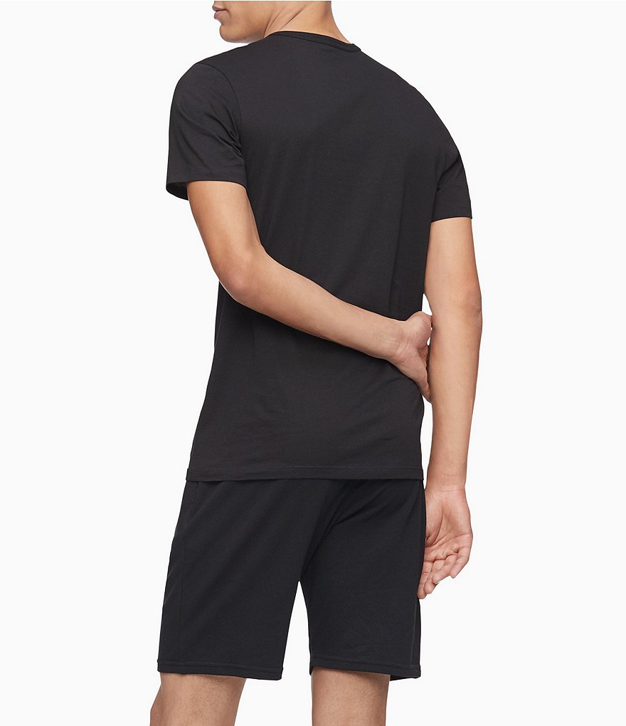 Calvin Klein Cotton Classic Slim Solid Crew Neck T-Shirts 3-Pack