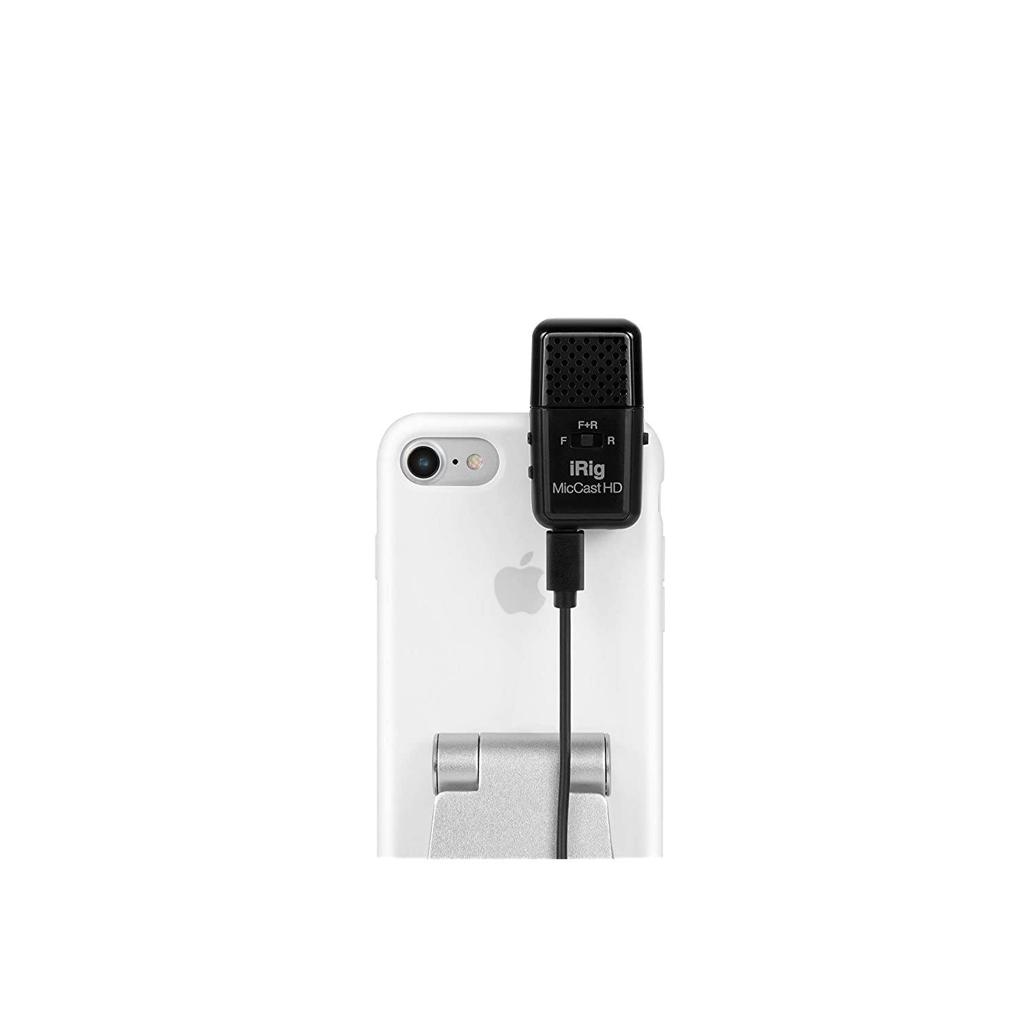 IK Multimedia iRig Mic Cast HD Pocket-Sized Microphone for iPhone, iPad, and Android Devices