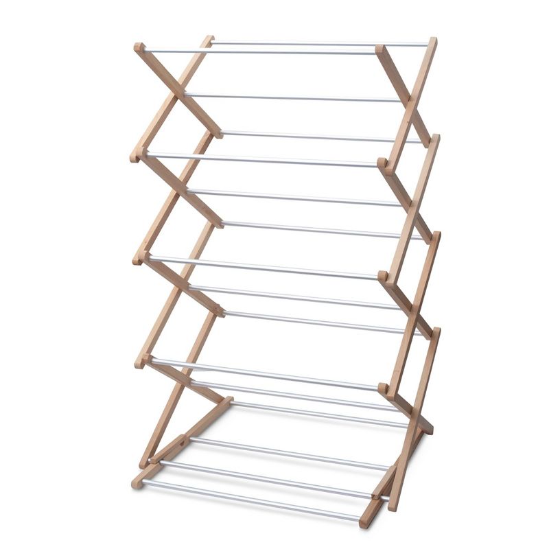 INNOKA Premium Classic Wooden Adjustable Clothes Drying Rack