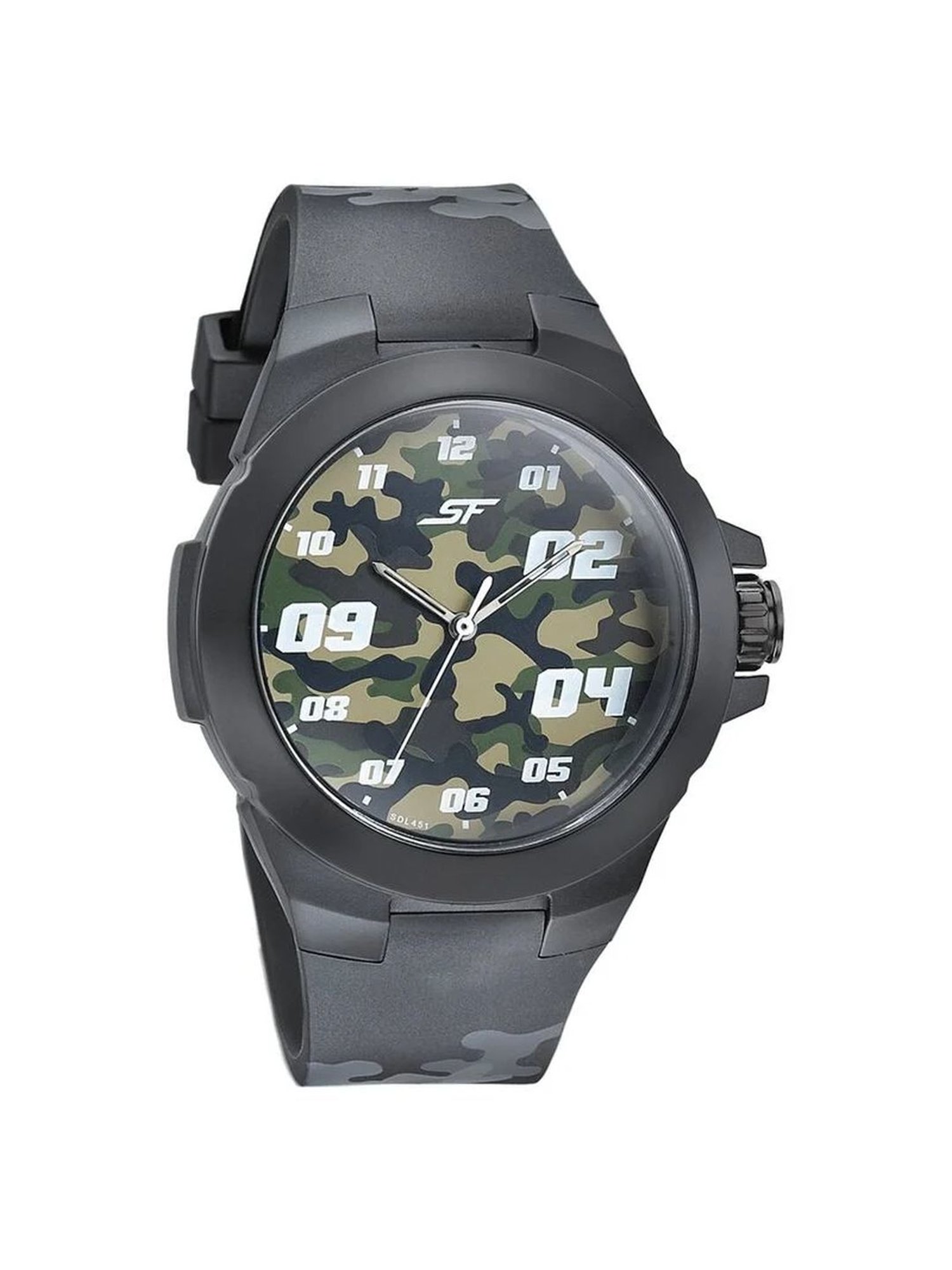 Sonata NP77114PP02W Super Fiber Economy Analog Watch for Men