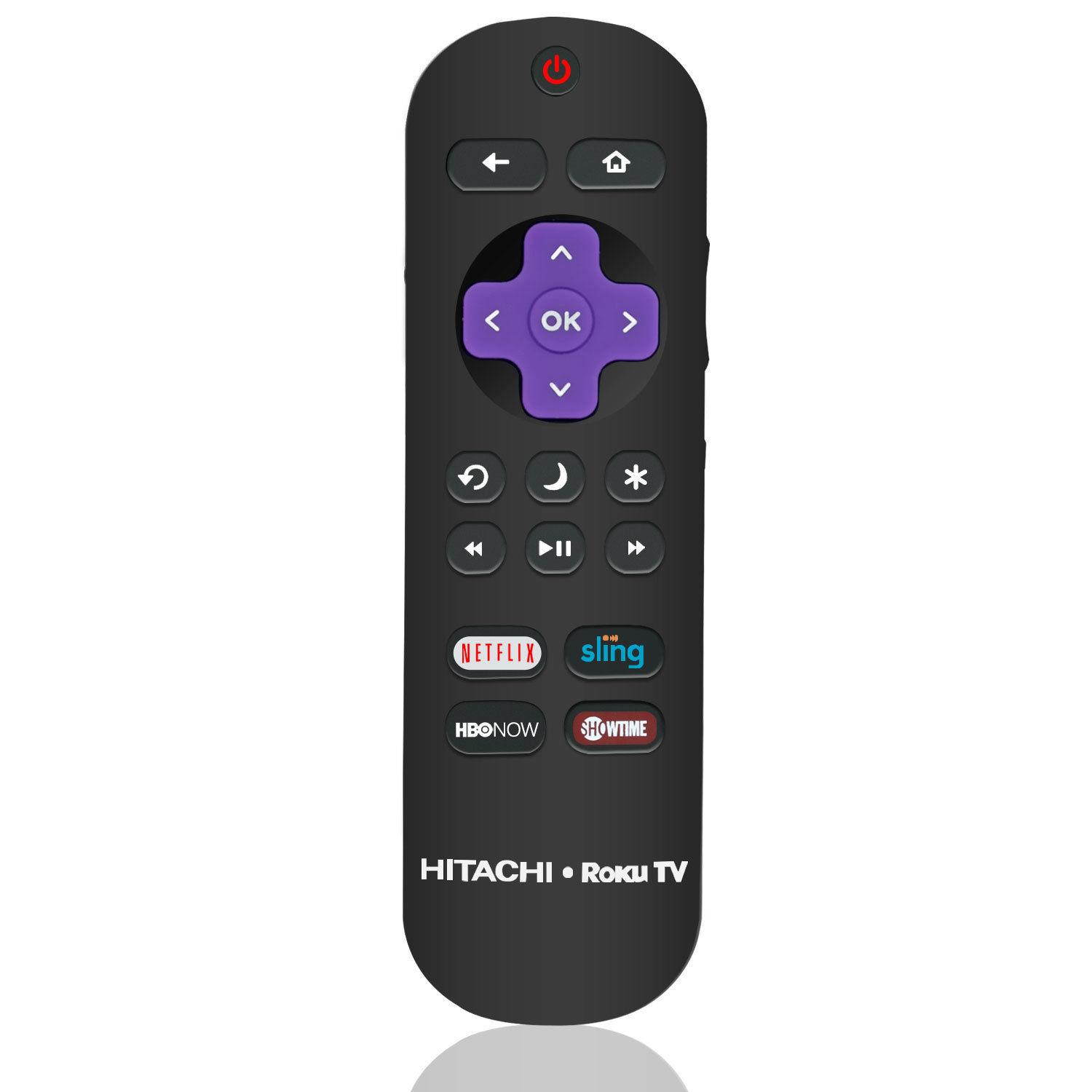 101018E0002 X490077 Remote for Hitachi Roku TV 50R8 55R80 55R7 65R8 60R70 49R80