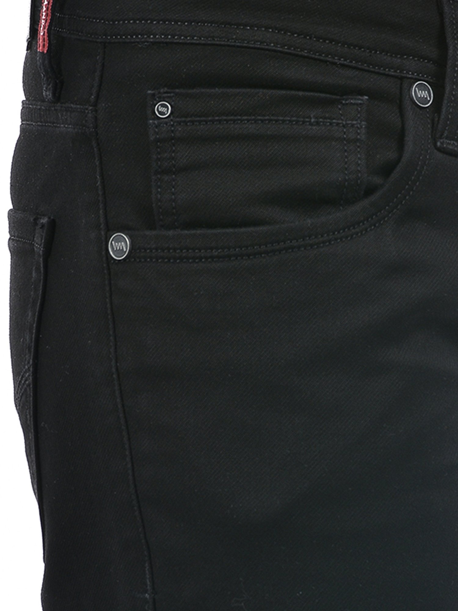 Lawman Pg3 Black Slim Fit Lightly Washed Jeans