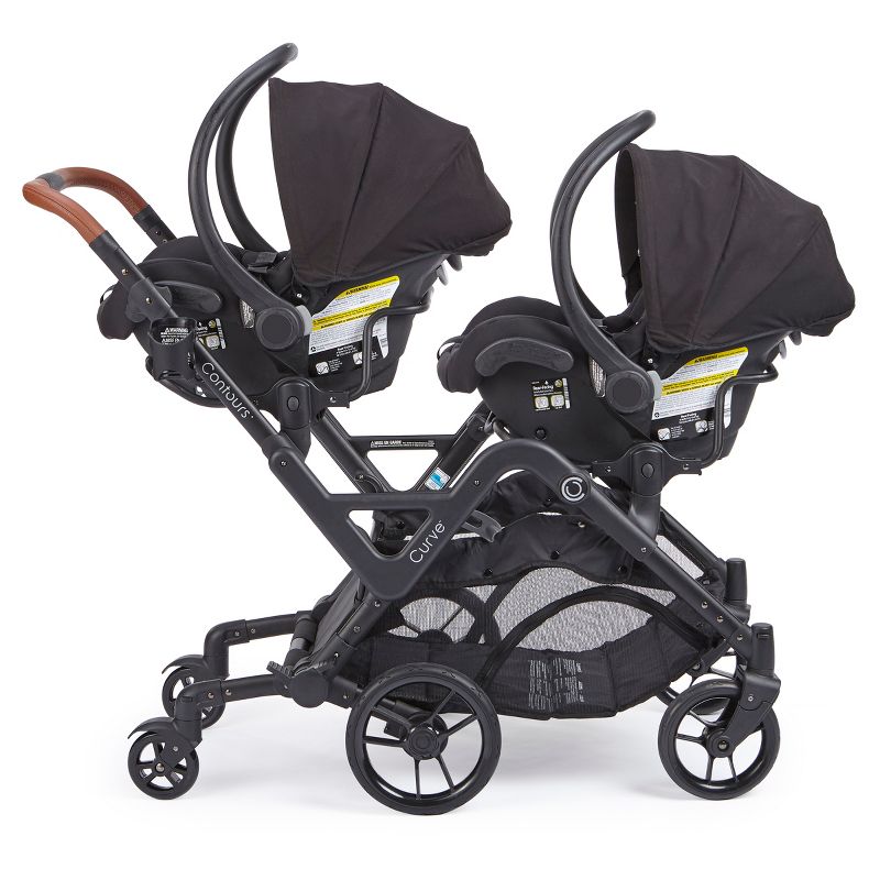 Contours Curve Tandem Double Stroller - Graphite