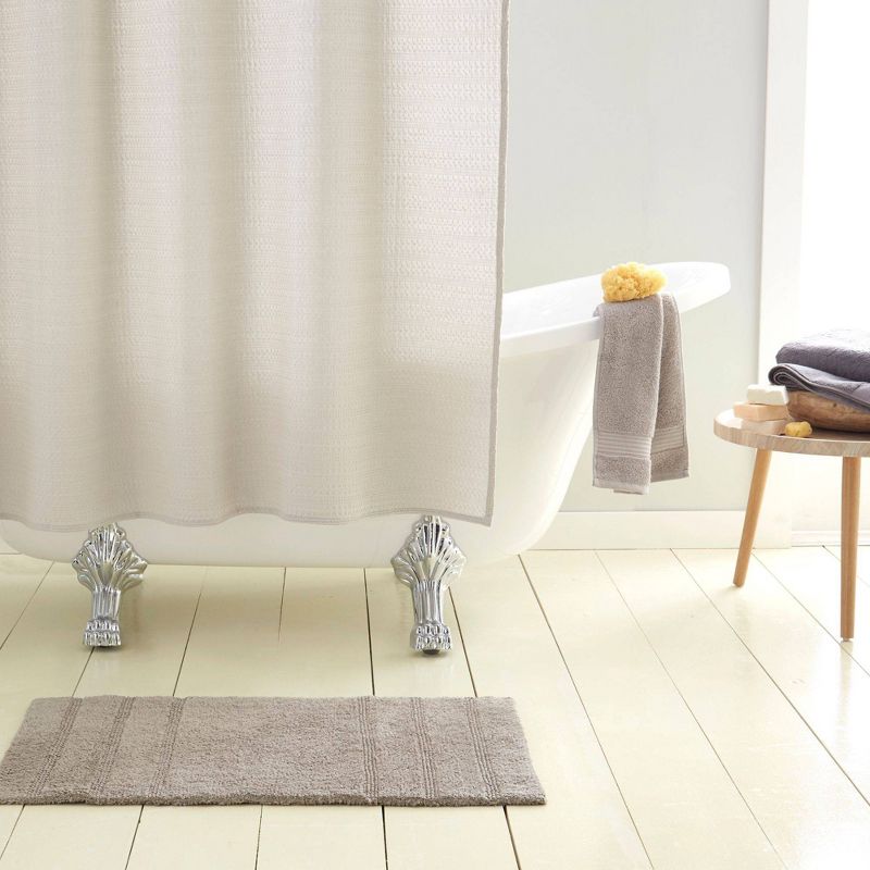 2pc Newton Oasis Bath Mat Set Gray - Nicole Miller