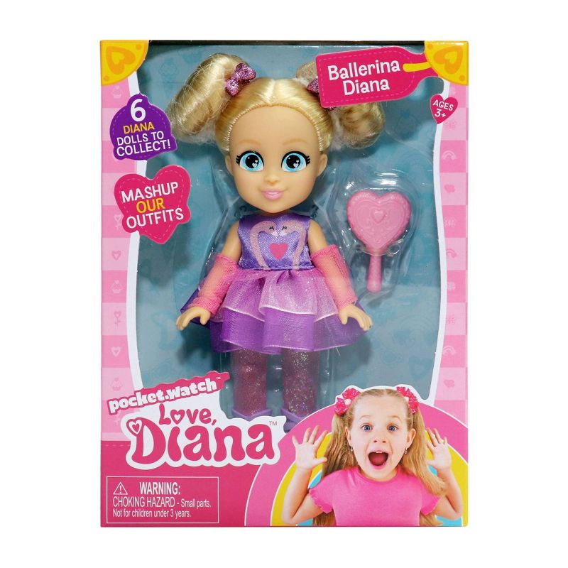 Love, Diana 6'' Ballerina Diana Mashup Doll