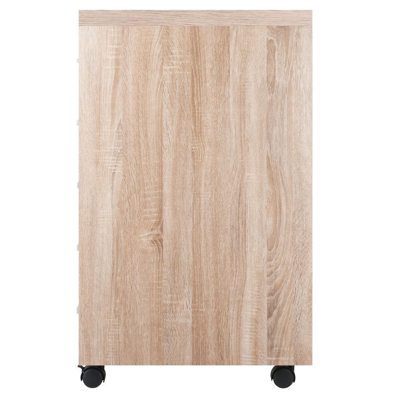 Kenner Mobile Storage Cabinet Wood - Winsome