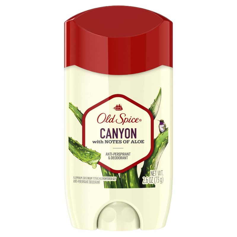 Old Spice Men's Anti-Perspirant Deodorant Canyon with Aloe - 2.6oz 