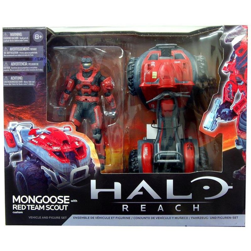 Mcfarlane Toys Halo Reach Mongoose Box Set Mongoose Red Team Scout Spartan