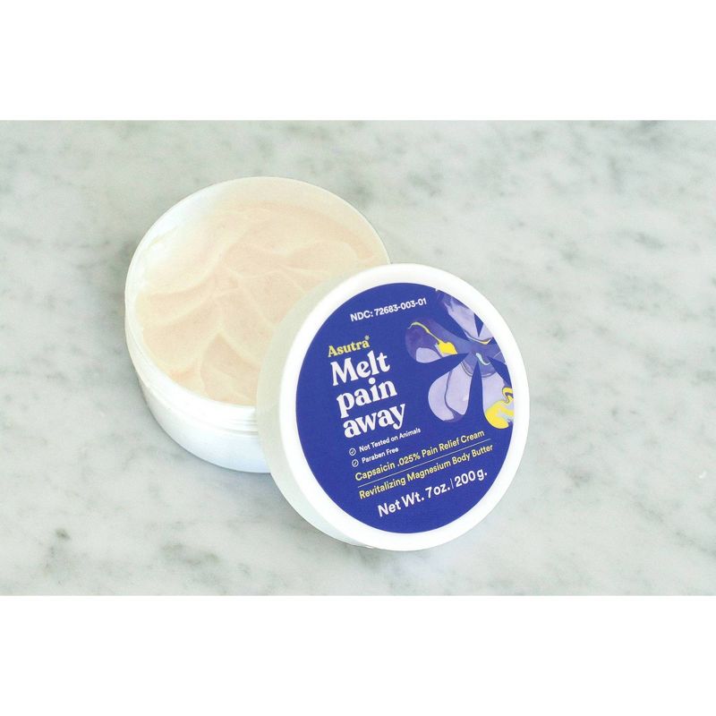 Asutra Pain Relieving Magnesium Capsaicin Body Butter - 7oz