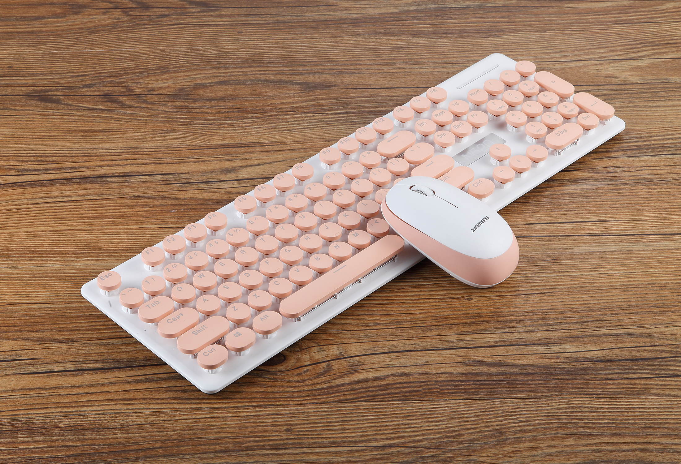 Xinmeng N520 Wireless Punk Manipulator Keyboard And Mouse Set Office Business Girl Keyboard And Mouse