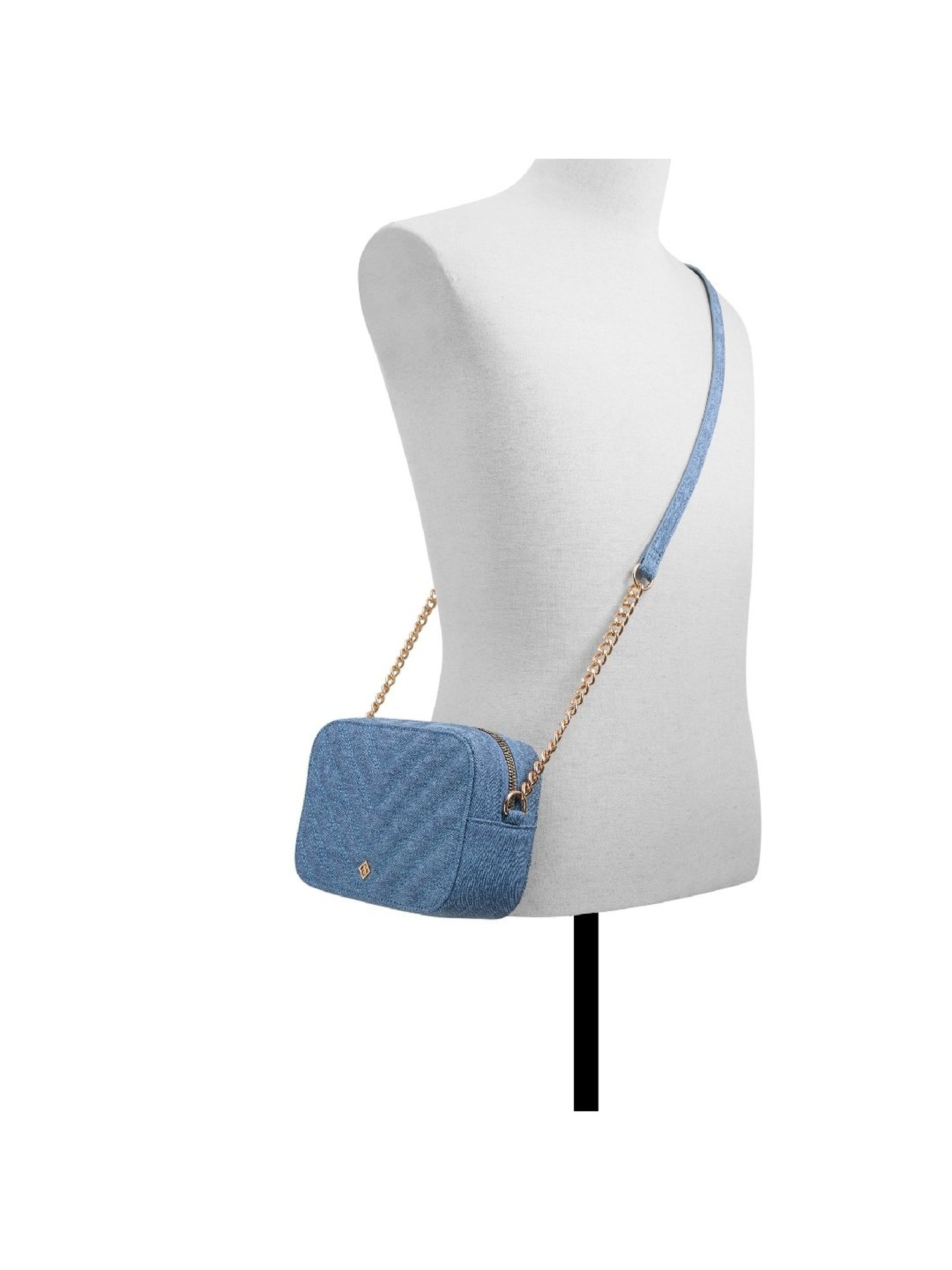 Call It Spring Blue Textured Small Sling Handbag