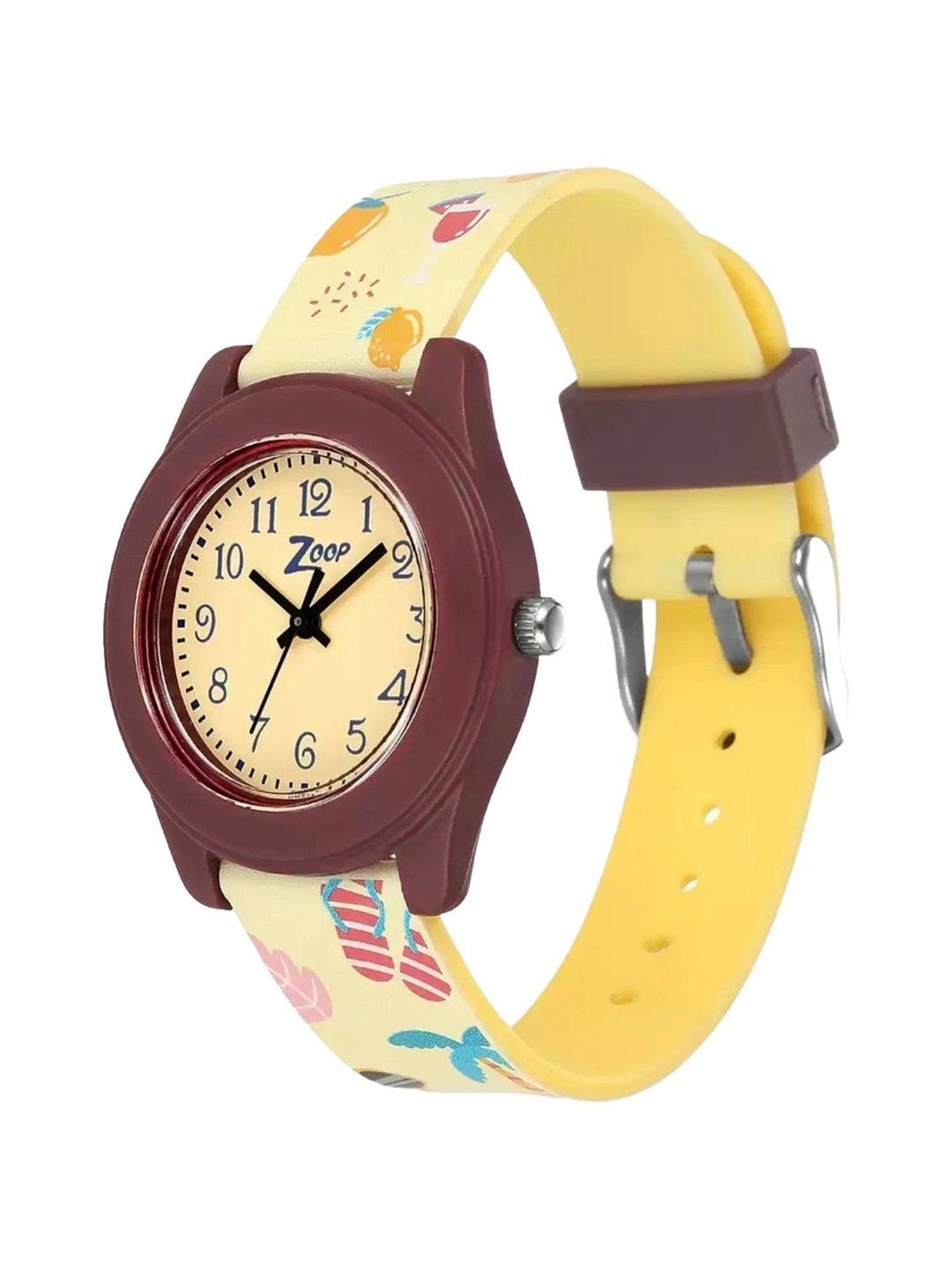 Zoop NS26019PP31W Unisex Analog Watch